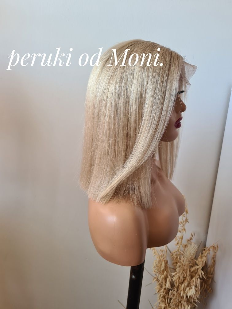 Peruka jasny beżowy blond