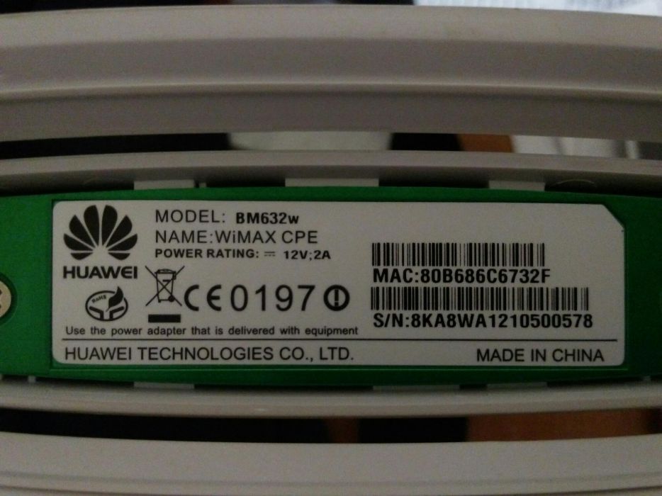 WiMAX/Wi-Fi роутер Huawei BM632w