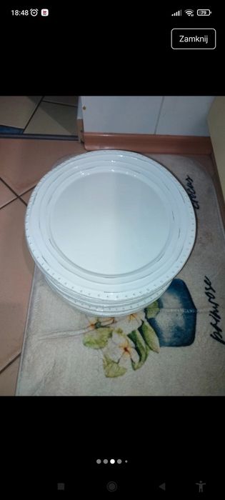 zestaw 12 sztuk talerzy home&you średnica 30 cm .  140 zł