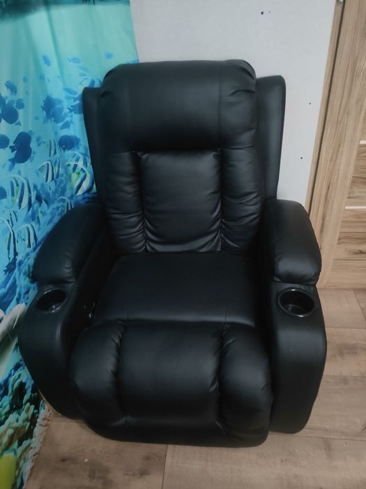 Fotel z masażem na gwarancji