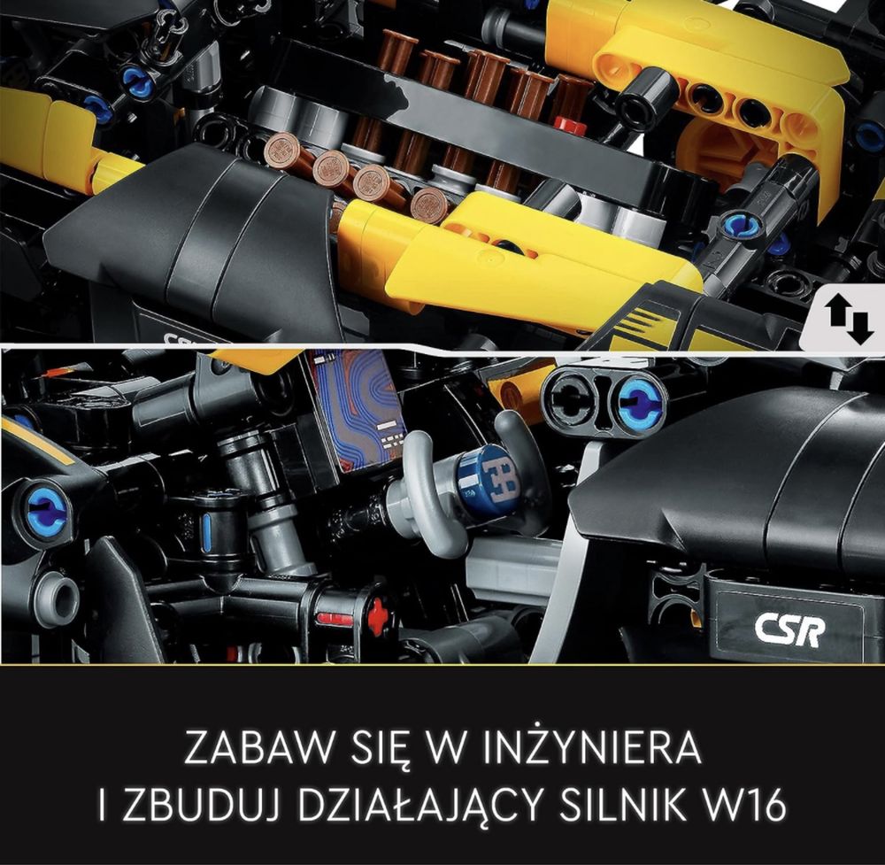 LEGO Technic Bolid Bugatti 42151 wyścigówka! Klocki!Gratis!