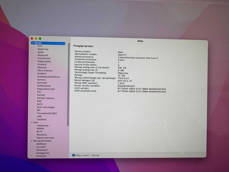 iMac 27" Retina 5K A1419 (EMC 2834, Late 2015) 5K