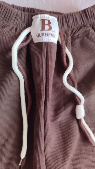 Теплі вельветові штани розмір 110,116