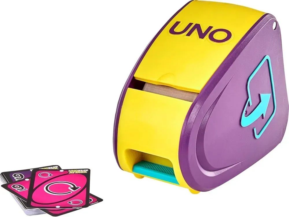 Настільна гра 2в1 Mattel UNO Flip & UNO Attack Уно двосторонні карти