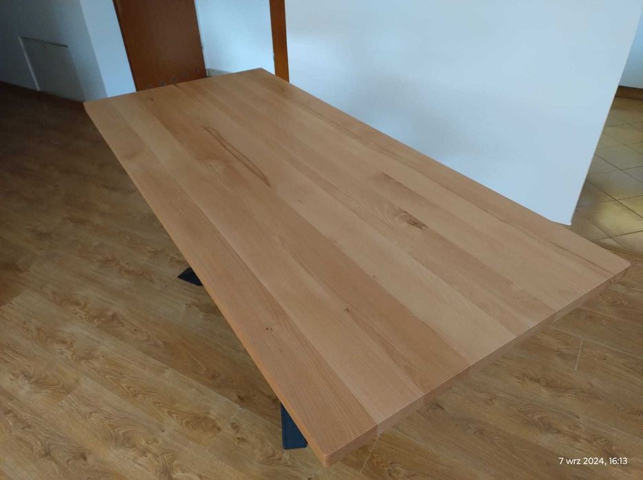 Stół drewniany, dębowy na wymiar, według projektu klienta