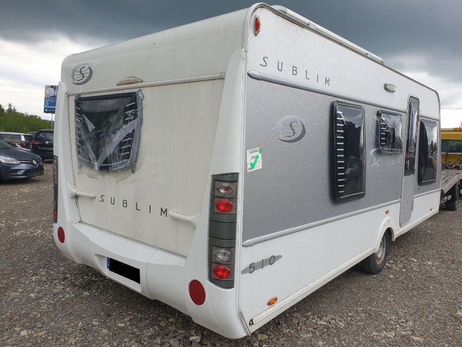 Hobby SUBLIM 510 S  2011 rok Francja  burstner HOBBY , adria . przyczepa kempingowa po kradzieży