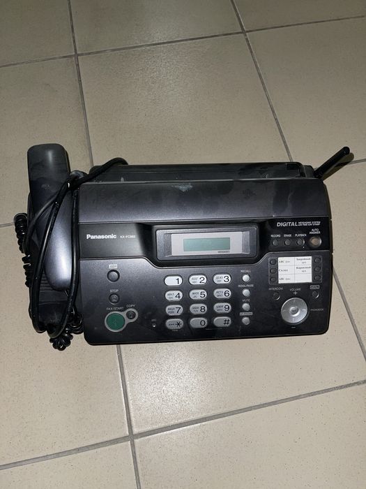 Факс Panasonic KX-FT912 Black (термобумага)