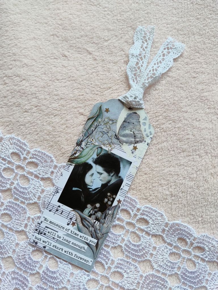 zakładka do książek Bella x Edward Zmierzch Twilight handmade