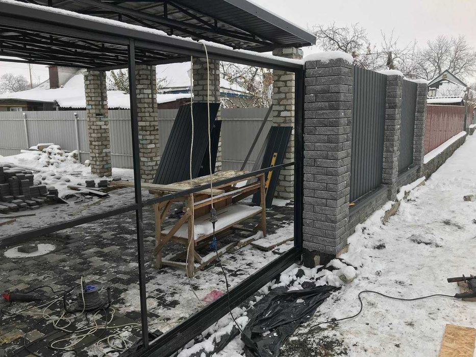 Ворота , навесы , лестницы ,  калитки , забори , сварочные работы