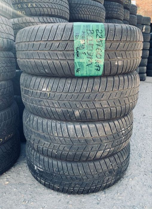 225 60 17 barum polaris 5 4 штуки зима протектор 65%