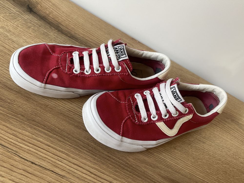 Vansy damskie czerwone old skool