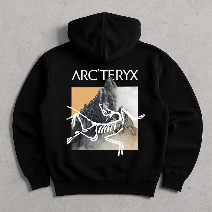 БЕЗ ПЕРЕДПЛАТ — Худи черное Arcteryx Palace — XS S M L XL