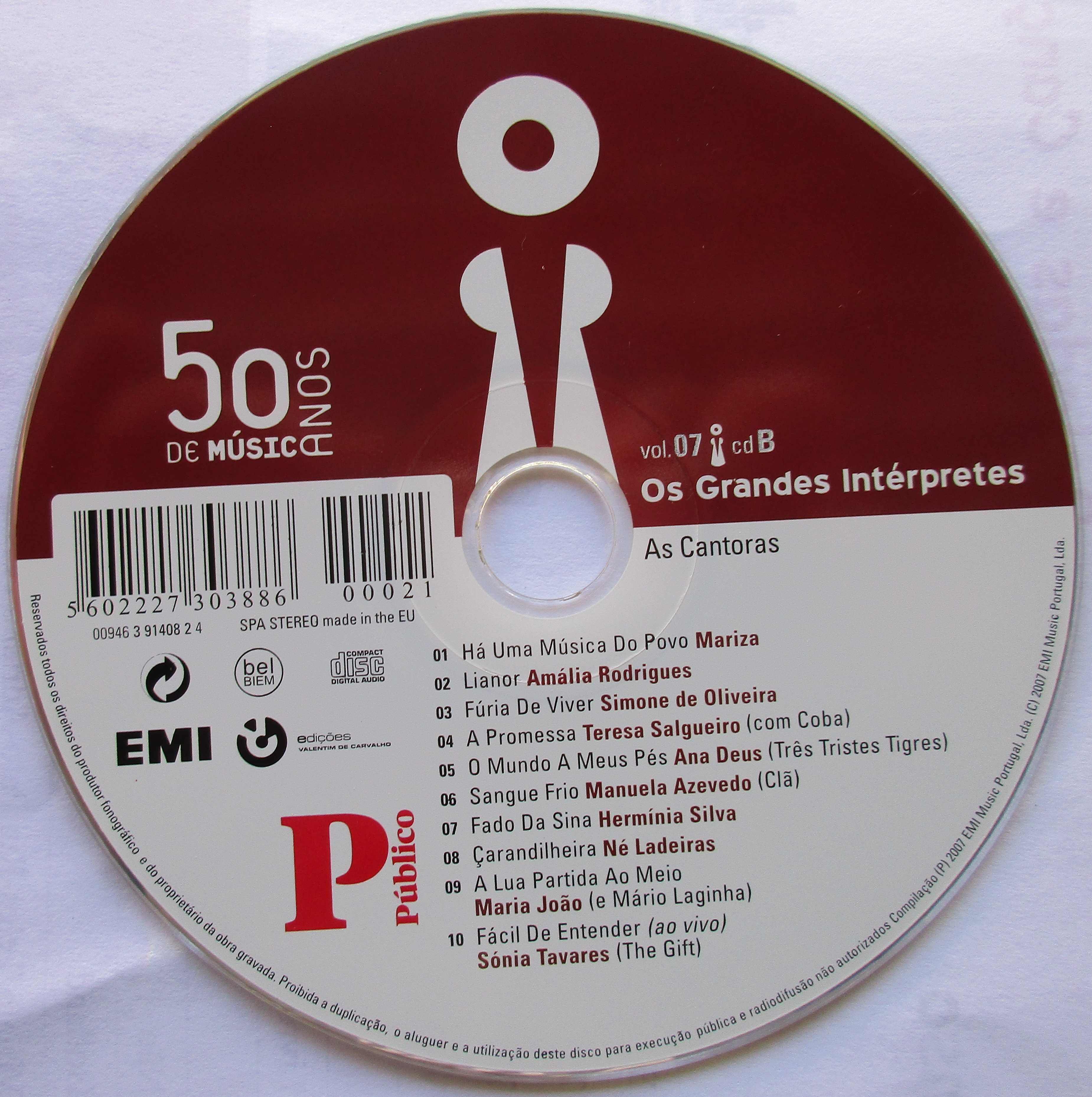 Os Grandes Intérpretes - - - - - [50 Anos de Música Portuguesa] 3 X CD