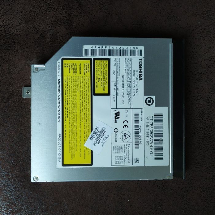 Toshiba TS-L802A - DVD±RW (+R DL) - Leitor e Gravador CD/DVD - Interna