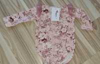 Nowe body kwiaty handmade 80/86 miluloves