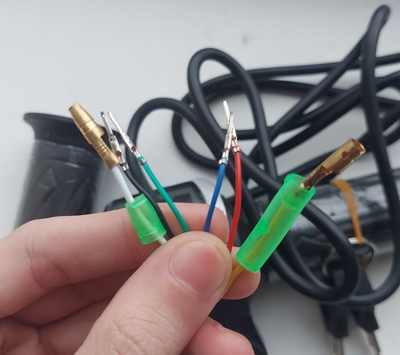 Ручка газа 48V с дисплеем и замком зажигания, для электроквадрацикла,