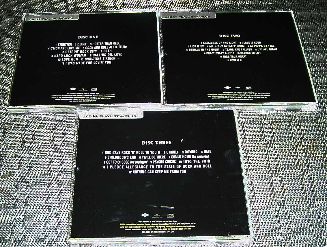 Kiss Playlist Plus Box 3xCD