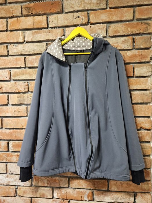 Kurtka softshell ciążowa do noszenia dziecka 4w1