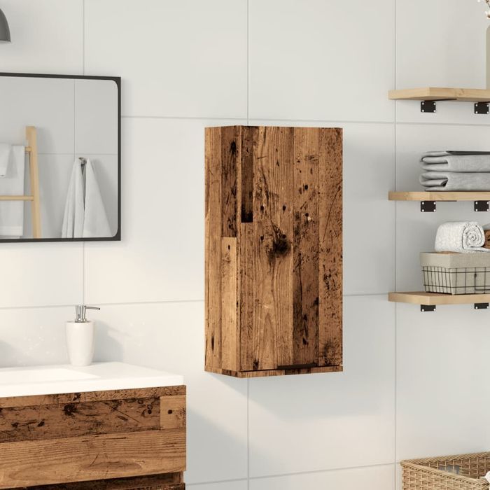Vidaxl Wisząca Szafka Łazienkowa, Dąb Artisan, 32X20X67 Cm