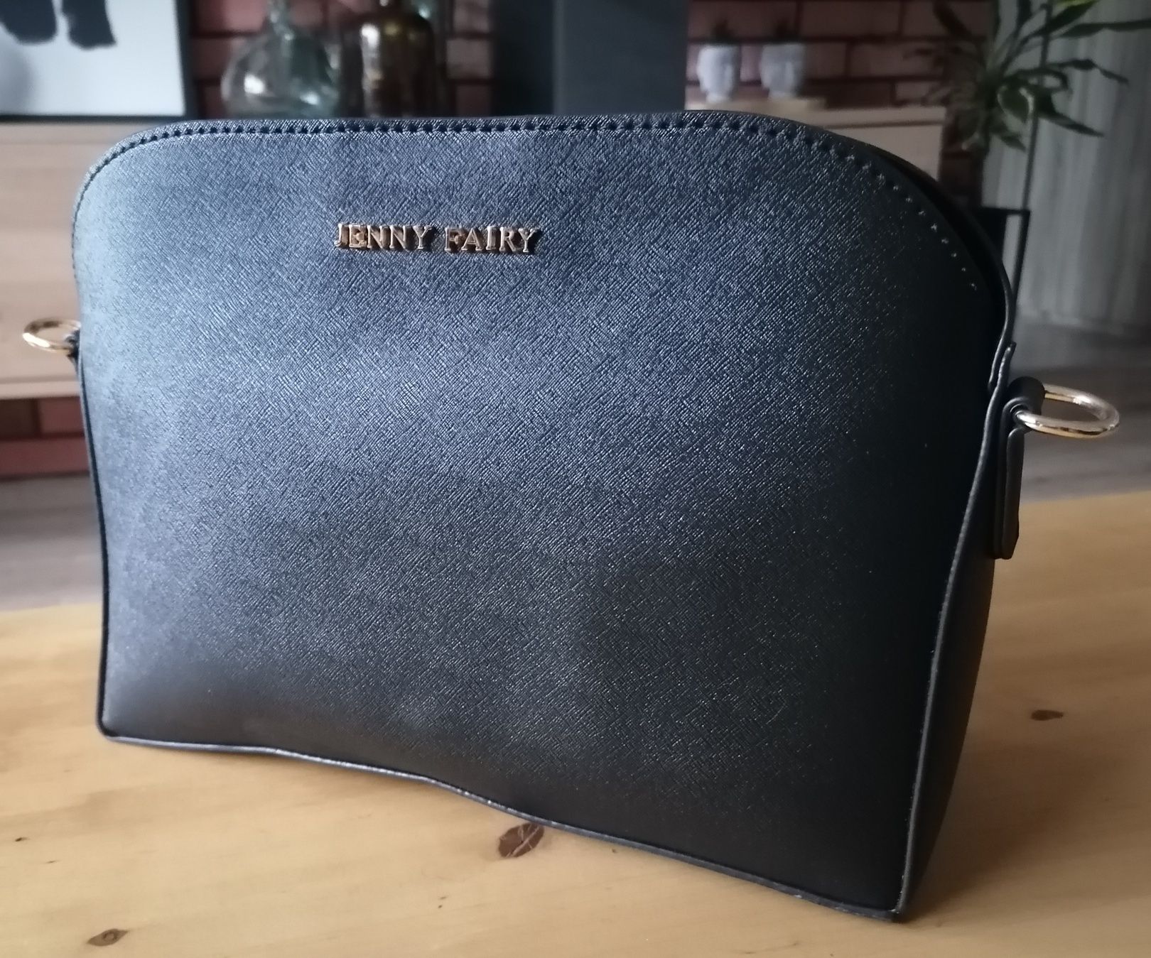 Nowa czarna mała torebka, kopertówka, Jenny Fairy