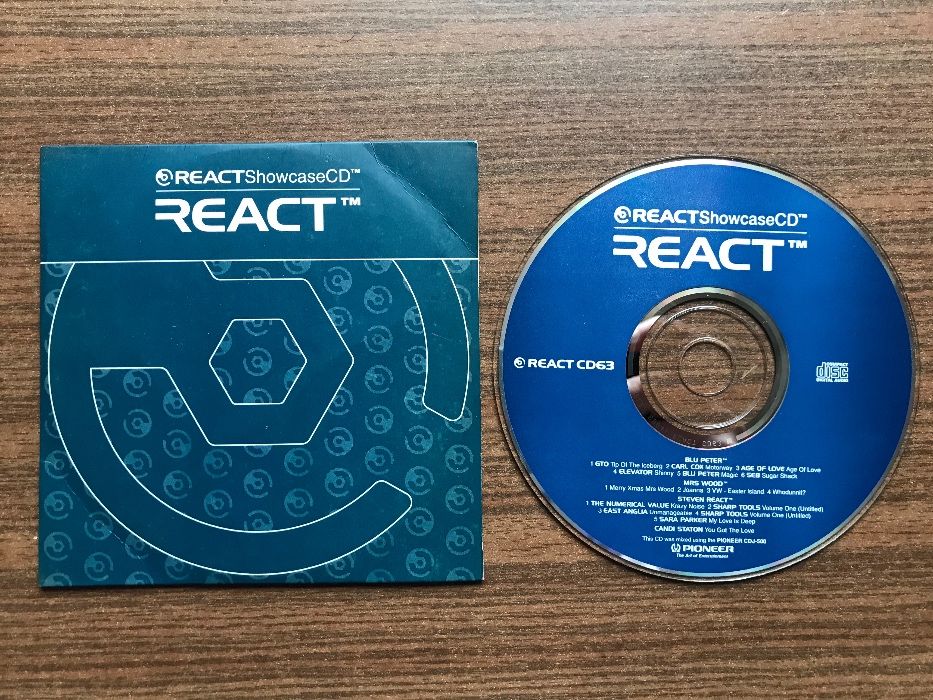 Музыкальный CD сборник "Various - React Showcase CD" [React] [REACT CD