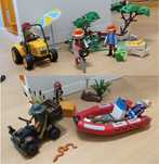 PLAYMOBIL - Trator/Pomar/Safari (conjunto)