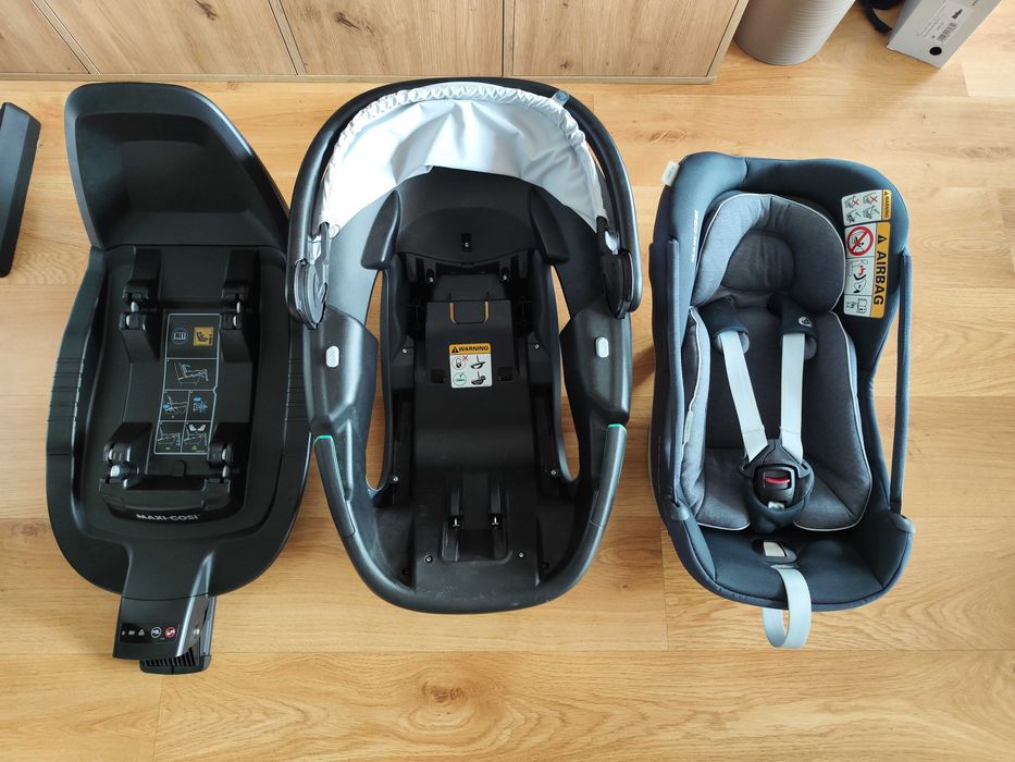 Fotelik samochodowy Maxi-Cosi Coral 360 + baza Familyfix 3