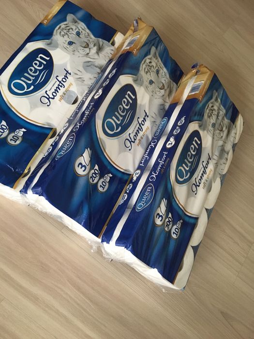 Queen komfort papier toaletowy,30 rolek,szybka wysyłka!