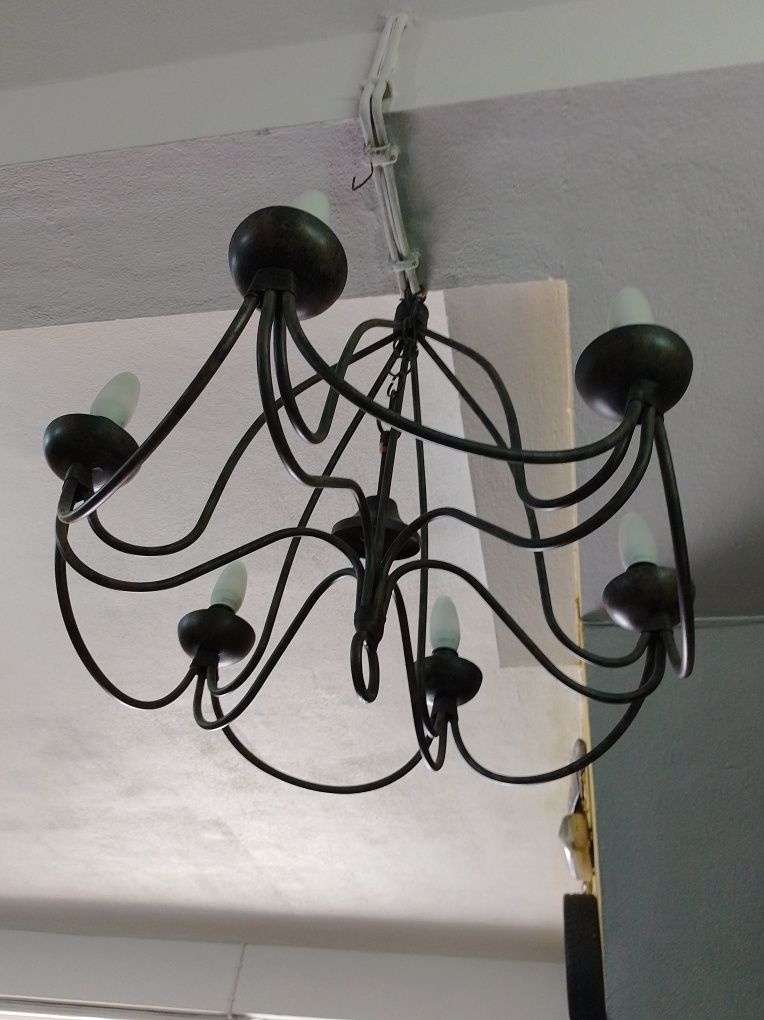 candeeiro rústico