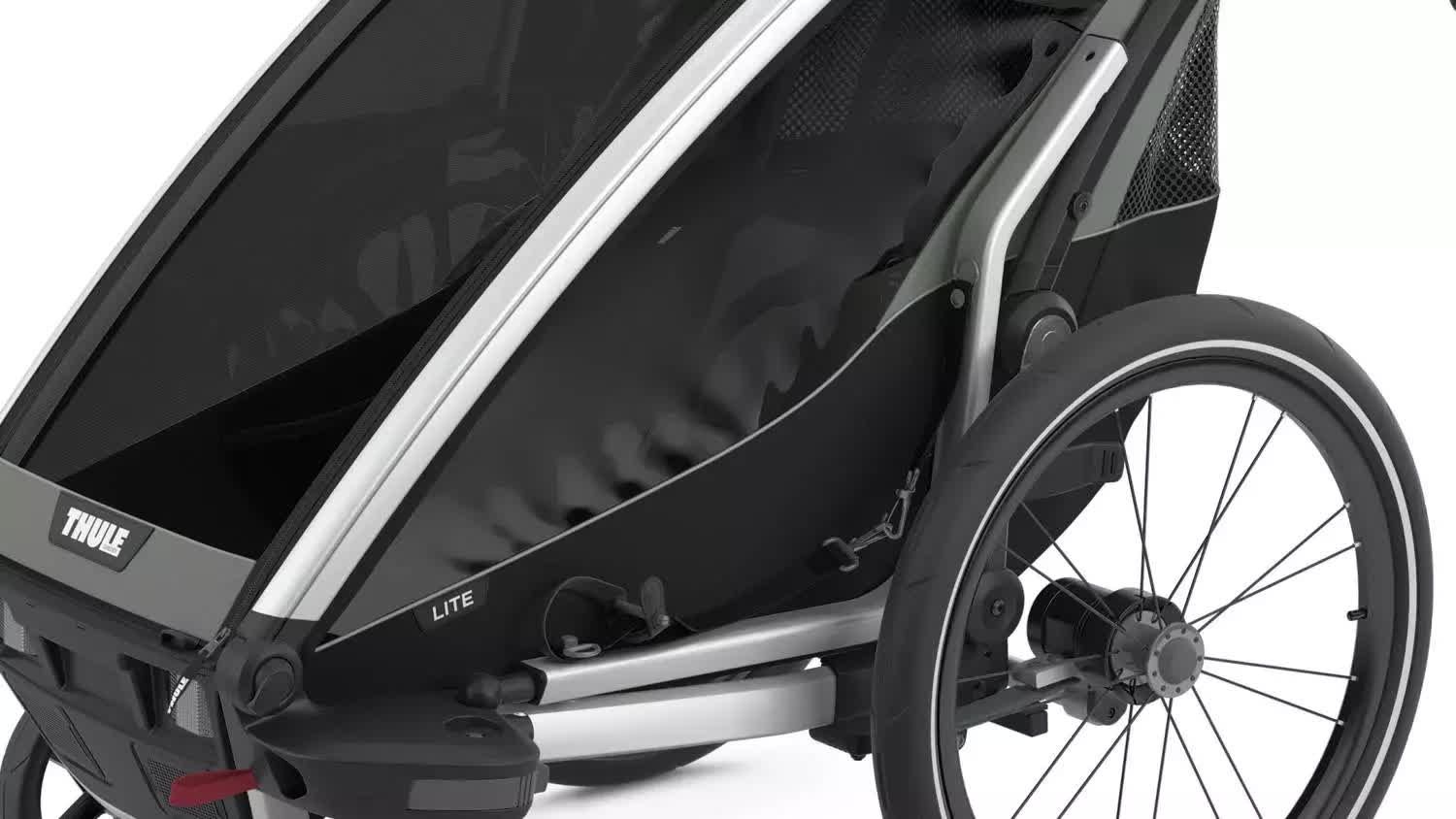 Thule Chariot Lite 1 pojedyncza przyczepka rowerowa wozek spacerowy