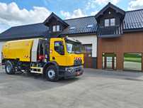 Renault C280 Zamiatarka SEMAT Zoeller FAUN Karcher 2 Silniki Rura Do Liści Listwy Ciśnieniowe Lanca 2 Zbiorniki Wody Szczotki L/R 2018r Euro 6 Motogodziny: 740MTH  Klimatyzacja Tempomat Kamera Cofania Światła Ostrzegawcze Zamiatarka