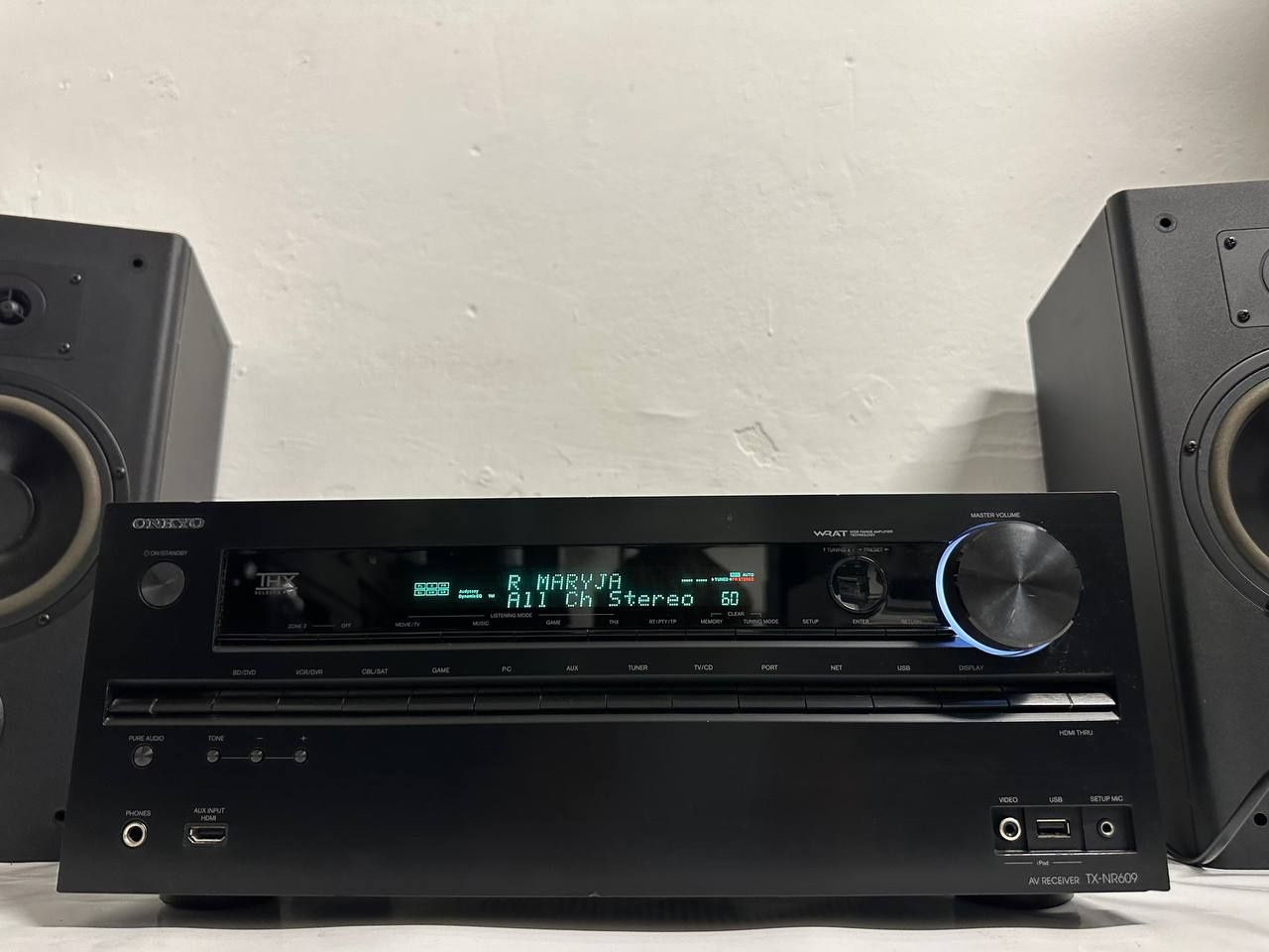 7.2 Amplituner ONKYO TX-NR609, *7x160 Вт, HDMI, USB,LAN
