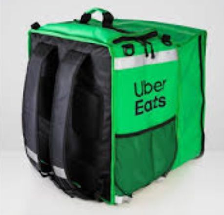 Mochila Uber eats nova ainda na caixa