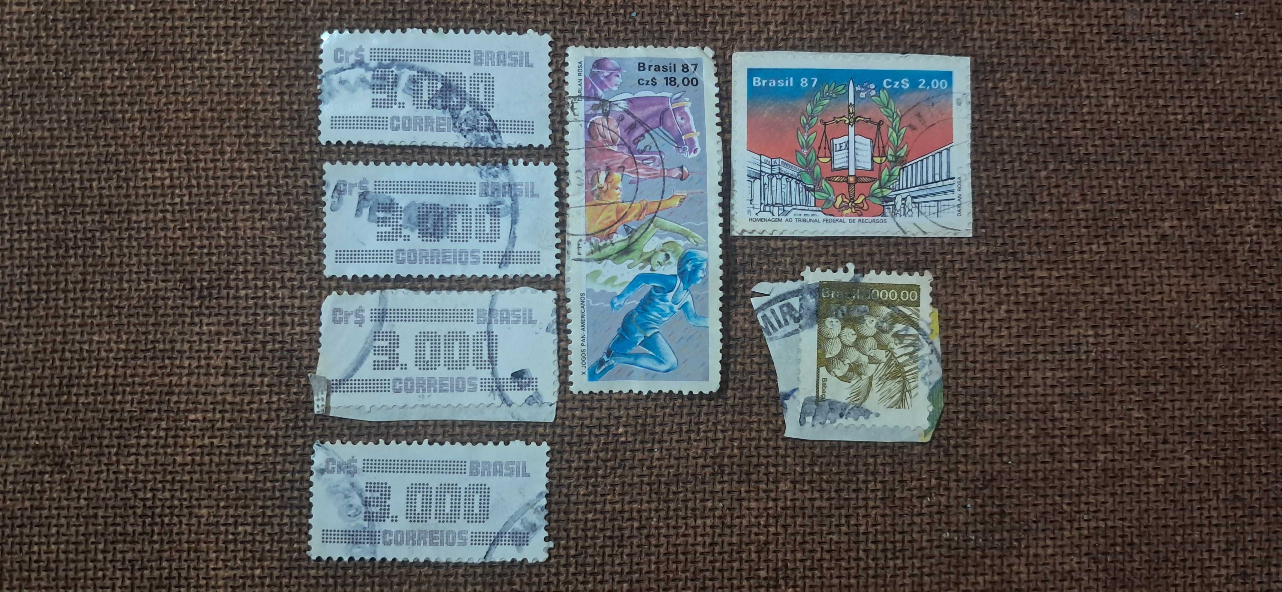 Conjunto lote de selos Brasil
