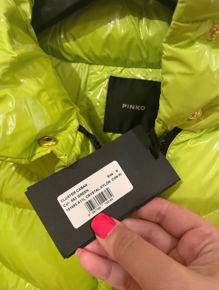 Casaco PINKO verde lima NOVO com etiquetas