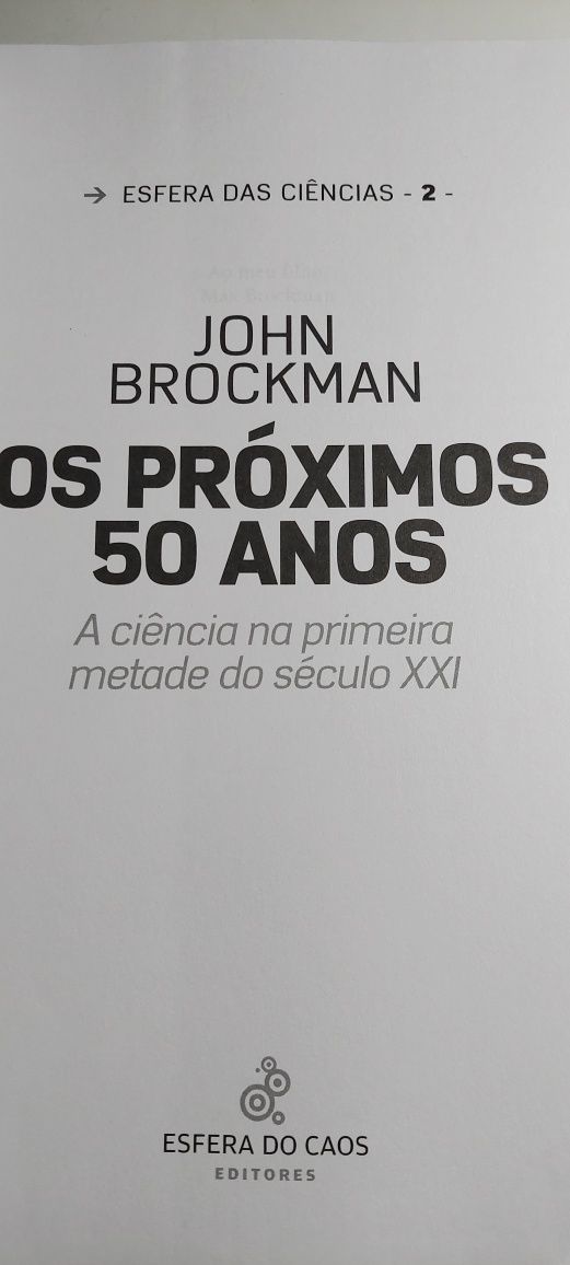 Os Próximos 50 Anos - John Brockman (2008)
