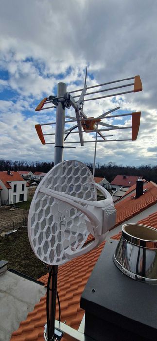 Montaż starlink, LTE, Wifi . Montaż anten satelitarnych, DVBT2
