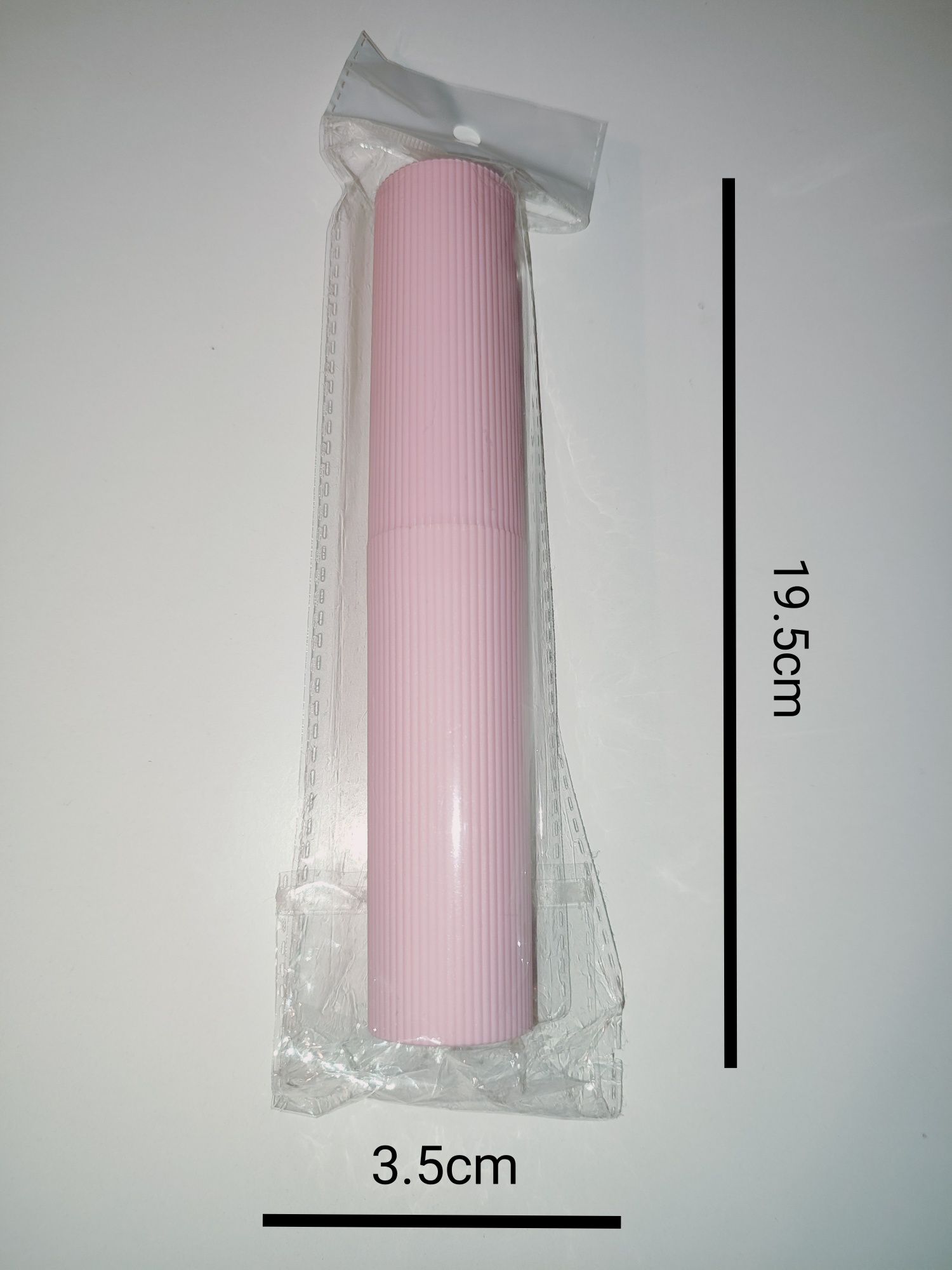 Футляр для зубної щітки та пасти, рожевого кольору, білого кольору