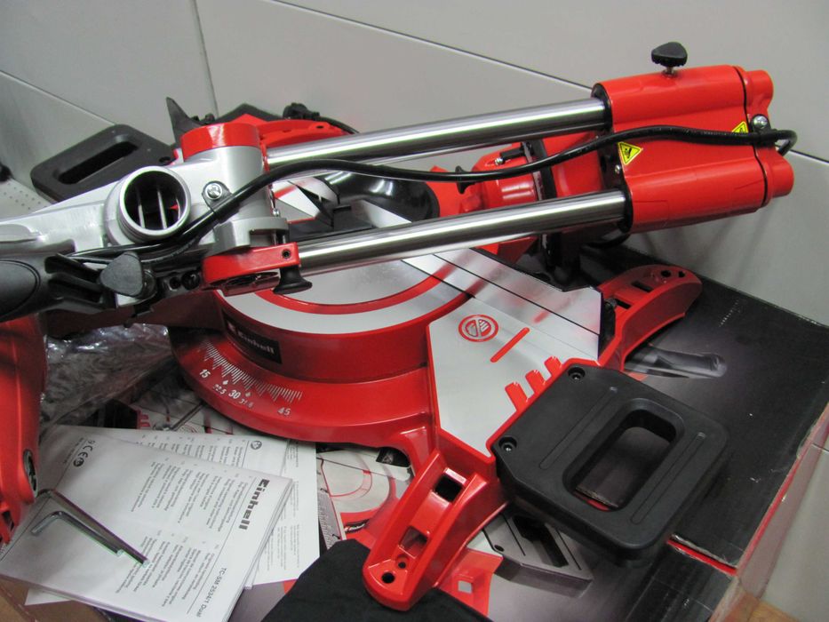 Пила торцювальна Einhell TC-SM 2534/1 Dual протяжка 340 мм з Німеччини