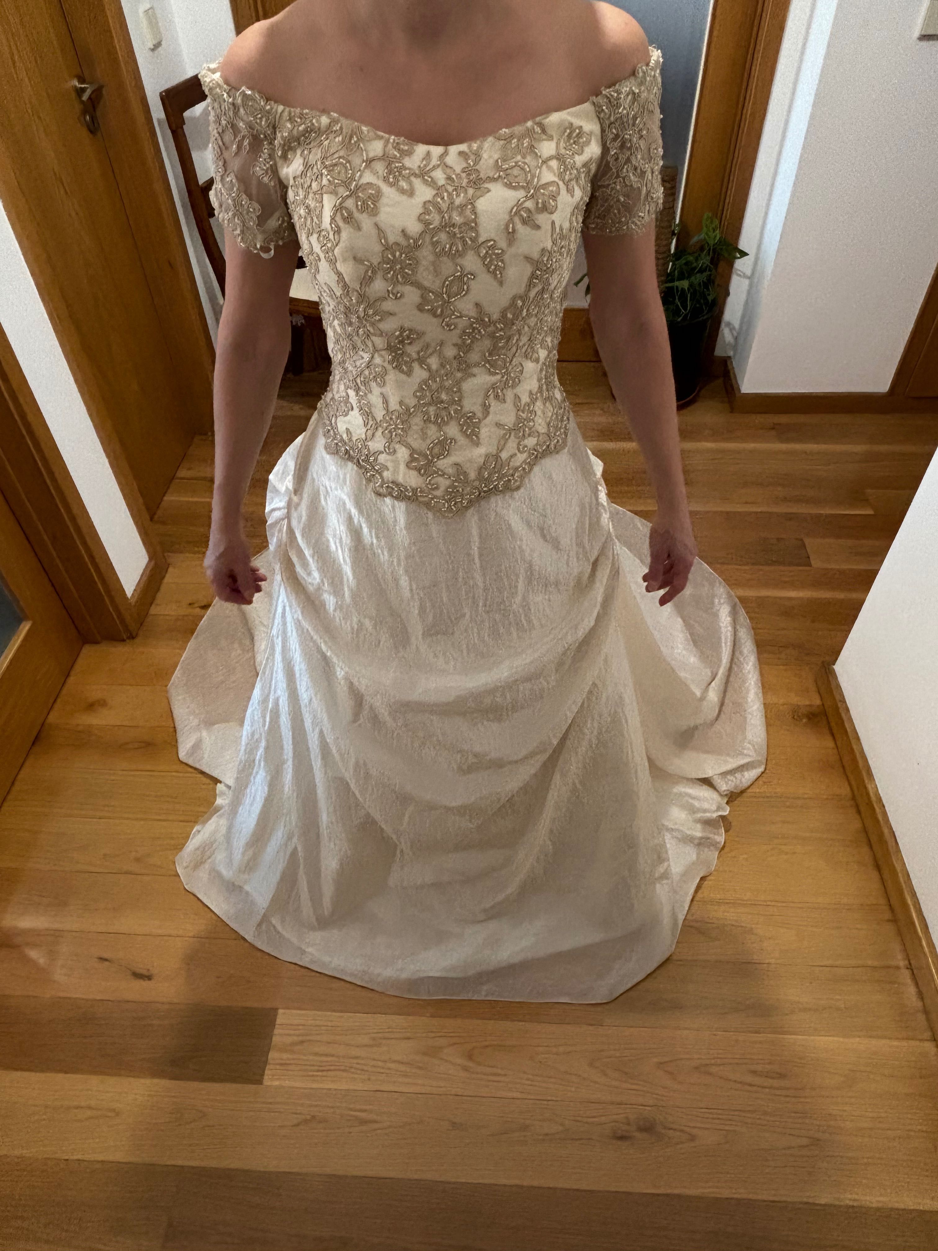 Vestido de noiva novo alta costura Made in Italy