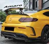 Aileron/Spoiler Traseiro Preto (Mercedes Benz W205, C63, C43 AMG)|NOVO