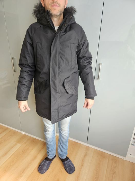 Kurtka zimowa męska długa S M