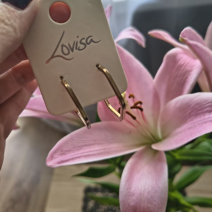 Kolczyki damskie pięciokąt