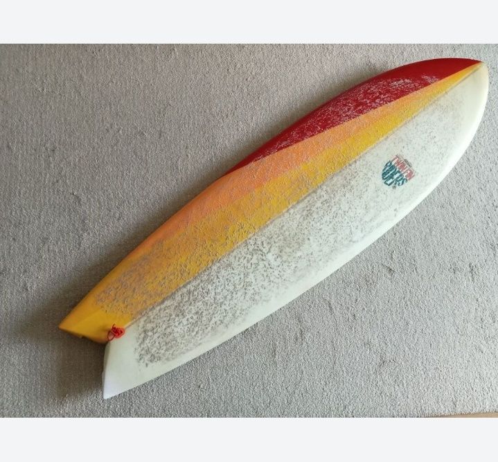 Surfboard Lufi twin-fish retro