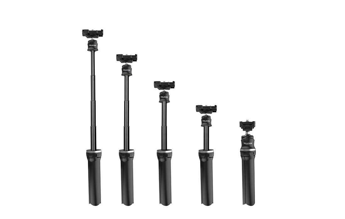 Tripé Extensível K1 - GoPro - Smartphone - Novo