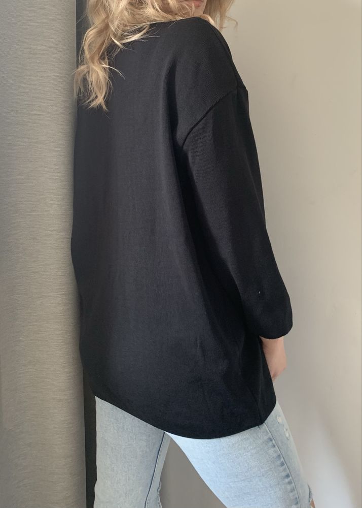 Bitte Kai Rand Active bluza czarna basic minimalizm oversize