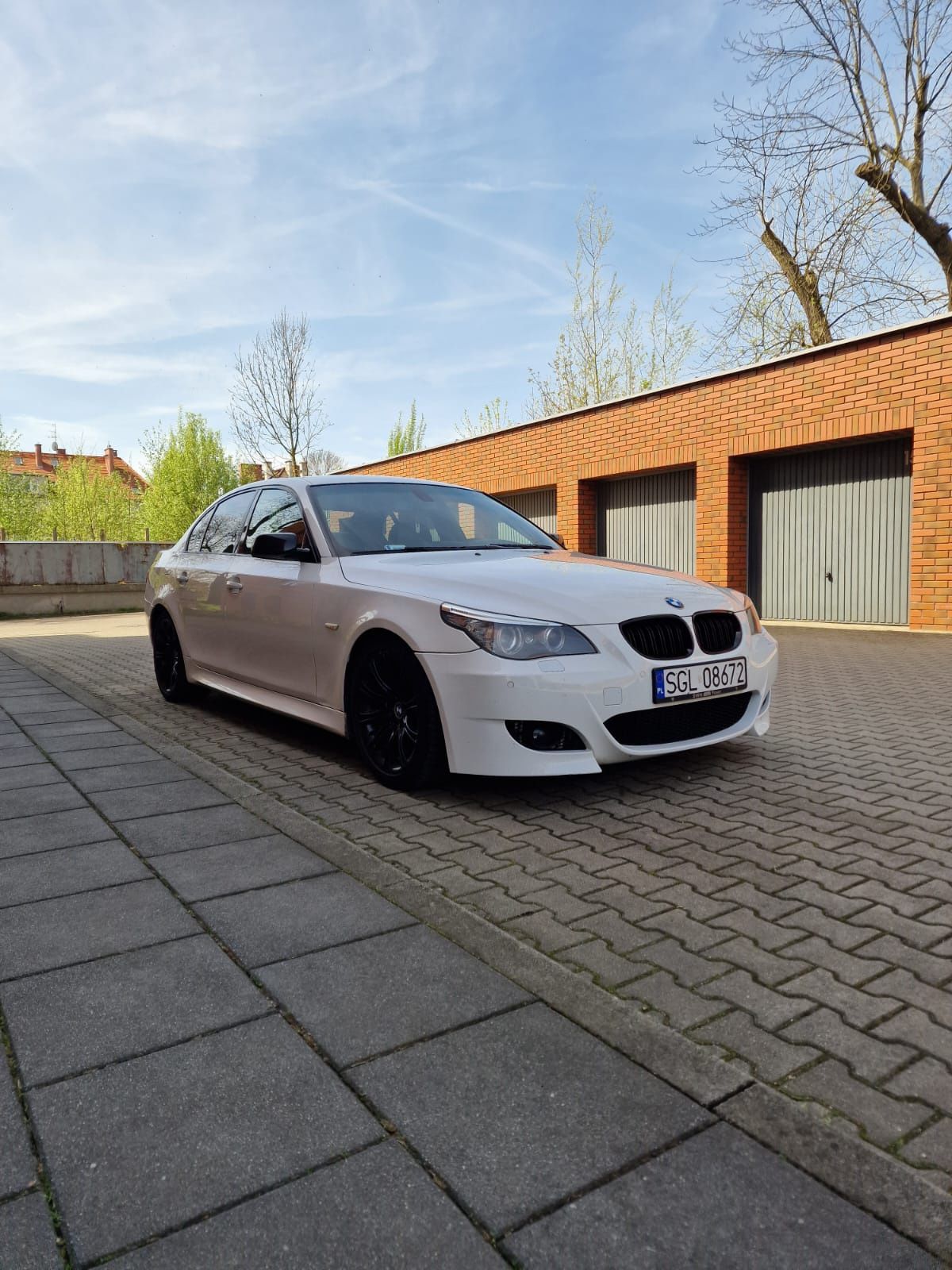 BMW E60 525d 530d 535d biały 6lat w jednych rękach