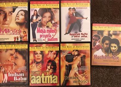 Zestaw 12 filmów bollywood DVD