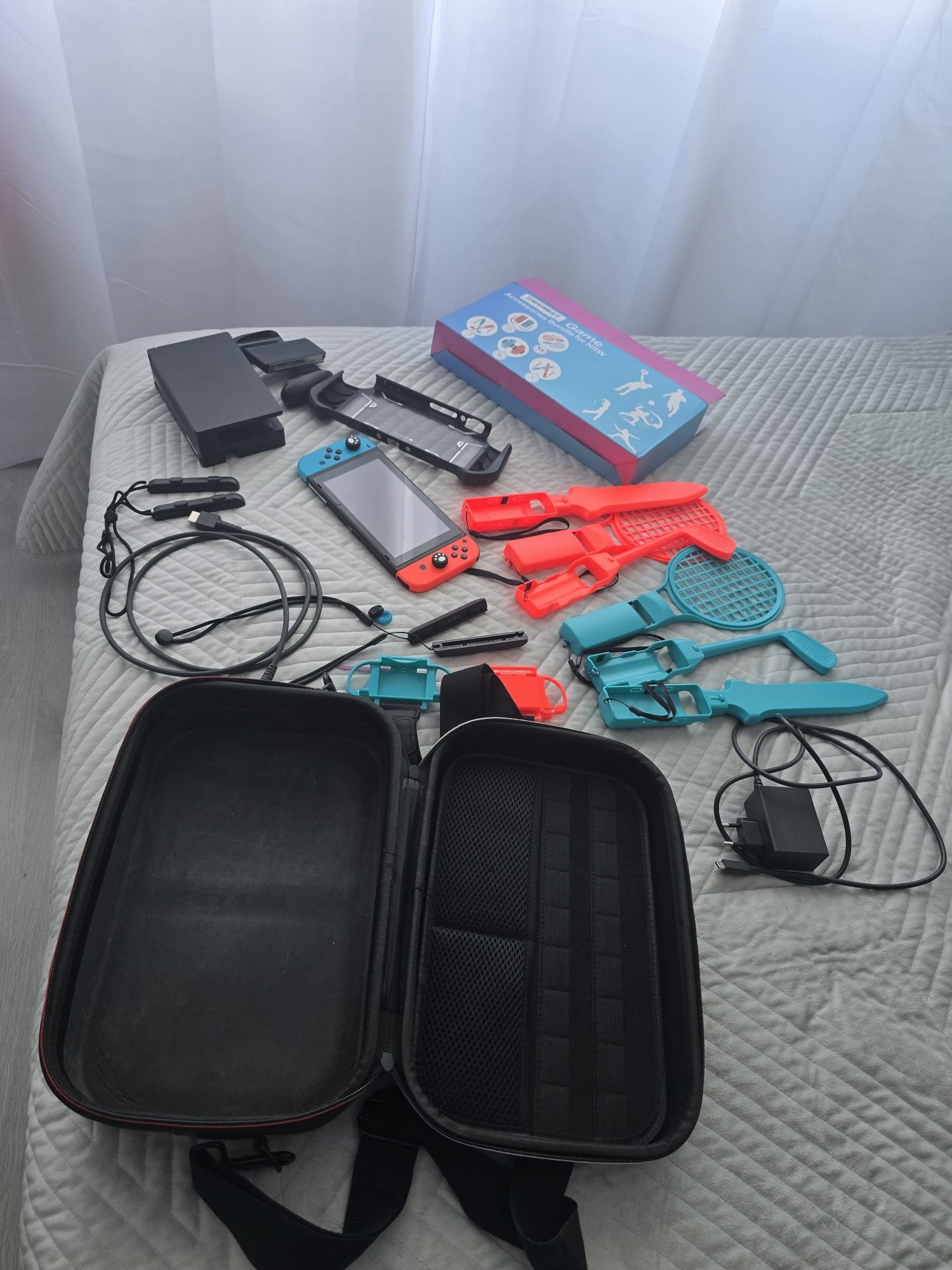 MEGAZESTAW Nintendo swich 2 przerobiona CWF+256GB