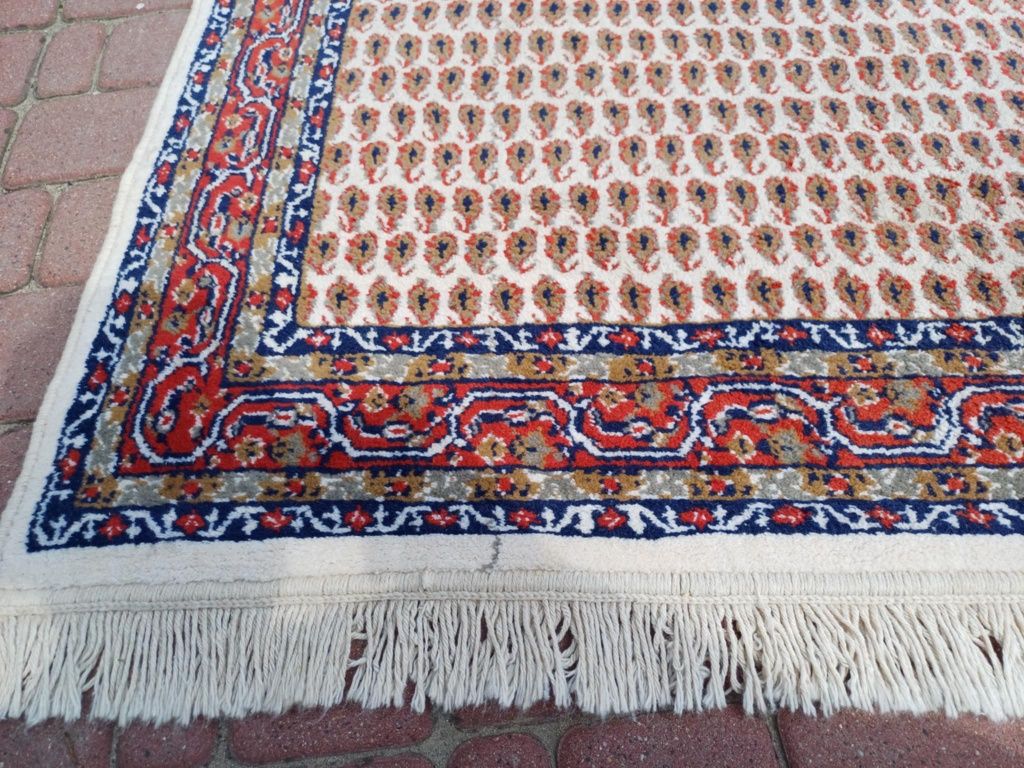 Wełniany orientalny chodnik tkany dywan 100cm x 156cm